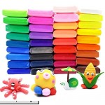 Slime Toy Air Dry Clay | DIY 36 Colors Ultra Light Modeling Clay Toy for Children Boy Girl Party Favor | Magic Crafts Kit with Tools  B07NVDJ2DJ